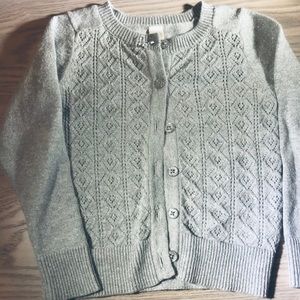 Gray toddler sweater 18 months